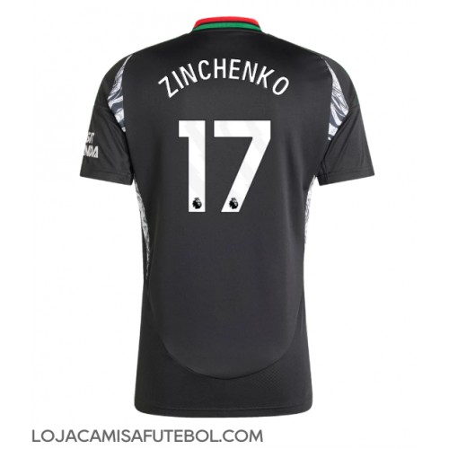 Camisa de Futebol Arsenal Oleksandr Zinchenko #17 Equipamento Secundário 2024-25 Manga Curta